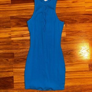 Garage Vibrant Blue Mini Dress